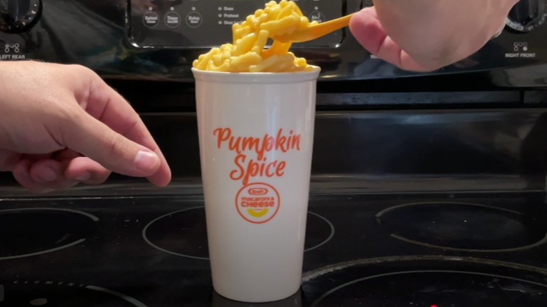 Pumpkin spice mac and cheese