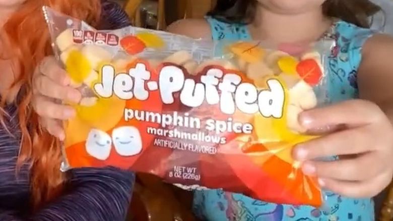 Bag of pumpkin spice marshmallows