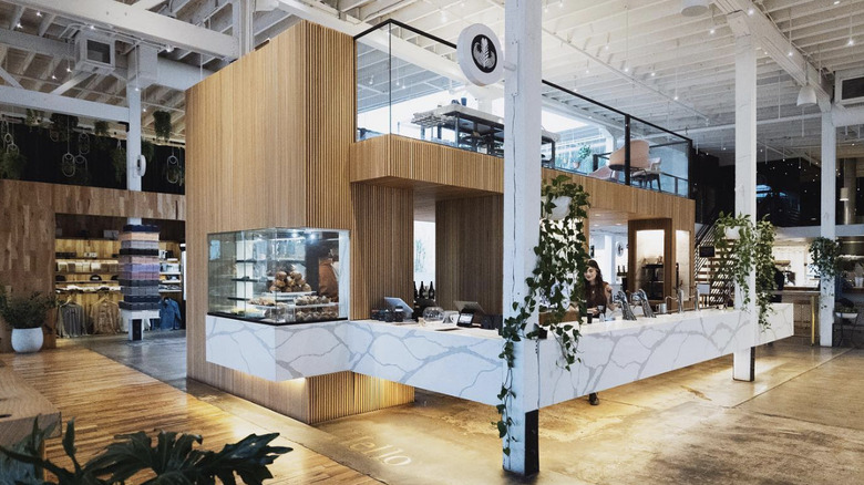 Interior of Rogers location of Onyx Coffee Lab