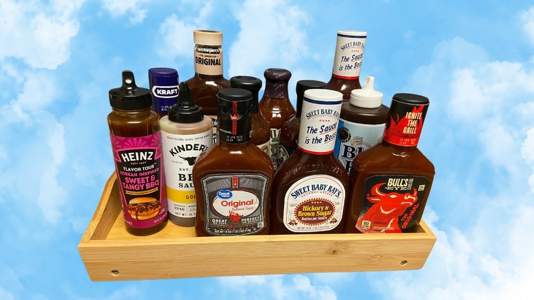 Variety of barbecue sauces