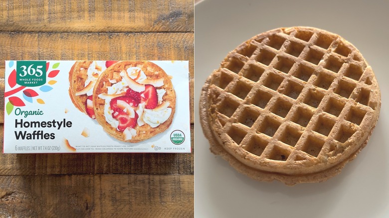 365's homestyle waffle with package