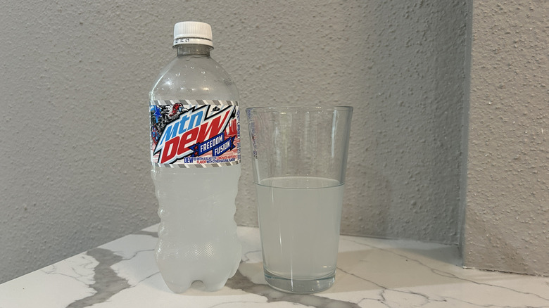 Freedom Fusion Mountain Dew bottle