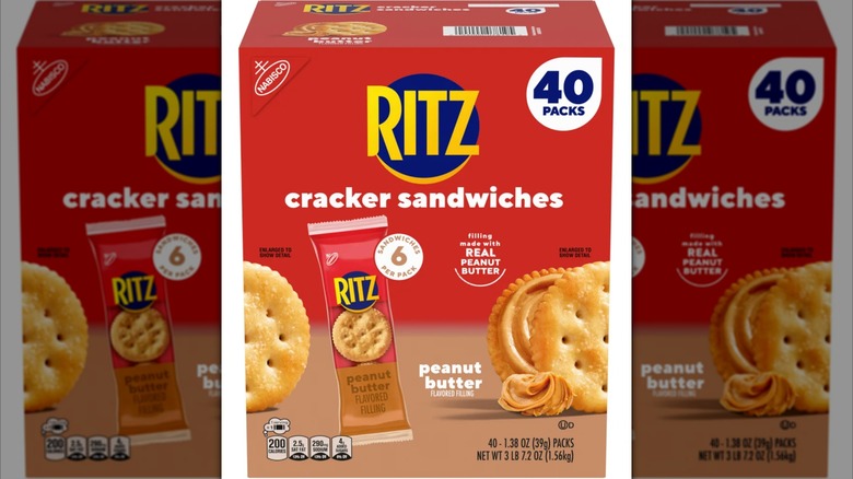 Ritz Peanut Butter Cracker Sandwiches