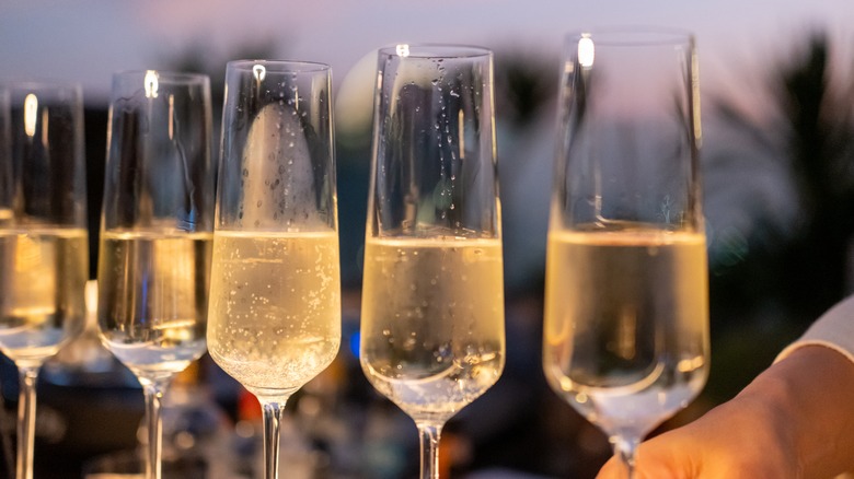 Glasses of Prosecco
