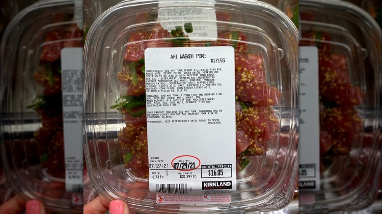 Kirkland Signature Ahi Tuna Wasabi Poke