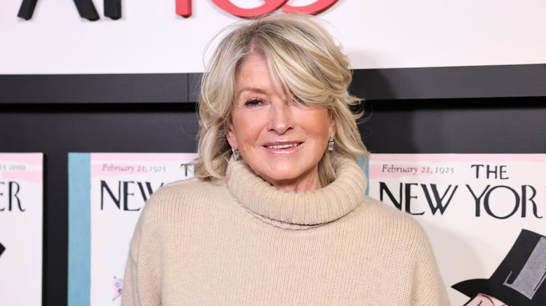 Closeup of Martha Stewart smiling