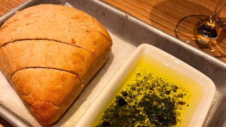 Bonefish Grill's bread and oil dip