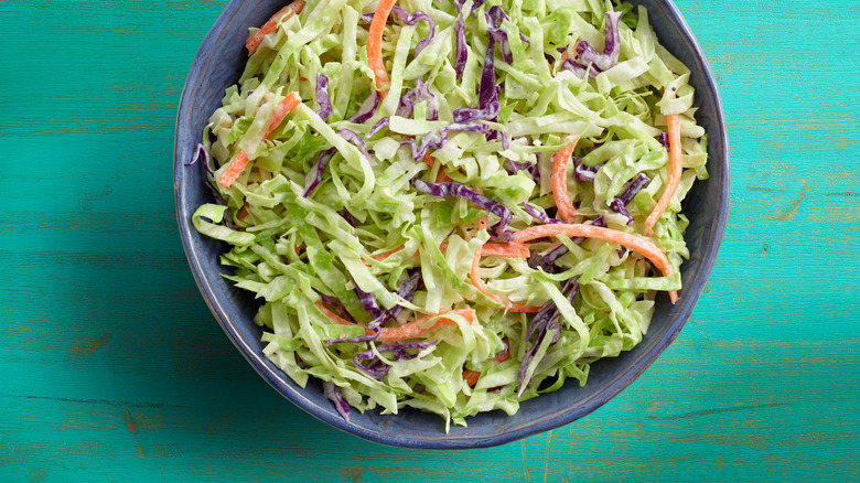 bowl of coleslaw