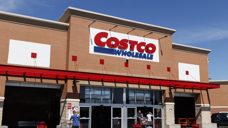 Front entrance of Costco