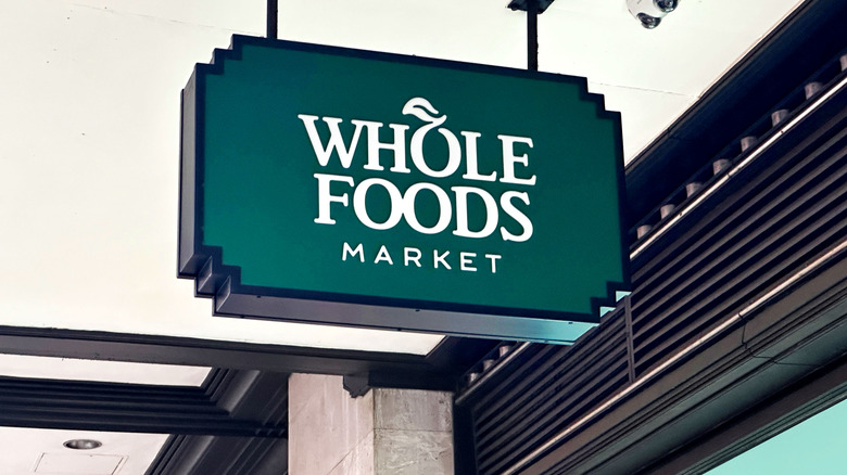 Whole Foods store sign