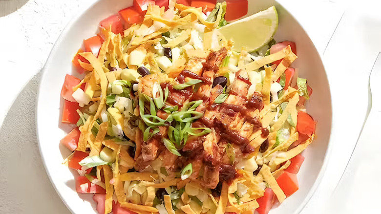BBQ chopped chicken salad