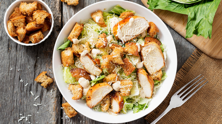 Chicken caesar salad