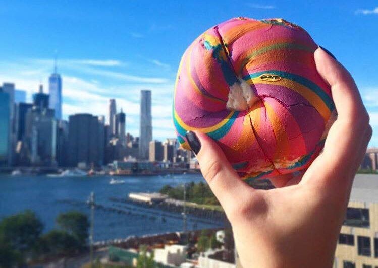 Rainbow Bagel