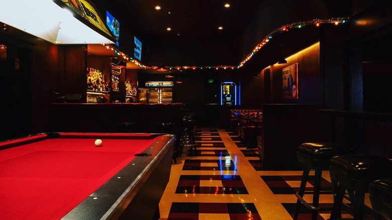 View of Tiny's Hi-Dive bar 