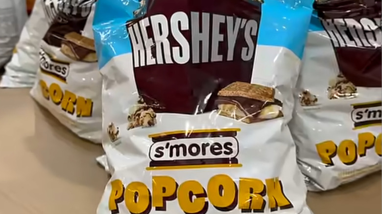 Bag of Hershey's S'mores Popcorn at Costco