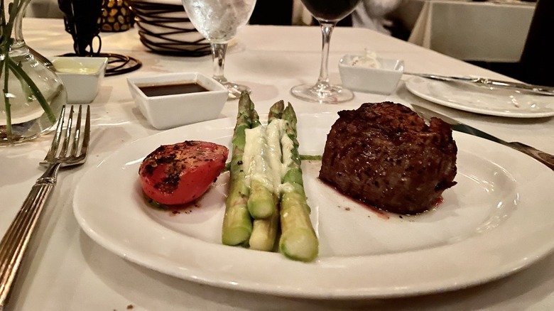 Steak at Halls Chophouse