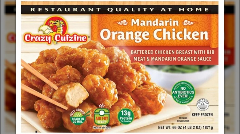 Box of Crazy Cuizine Mandarin Orange Chicken