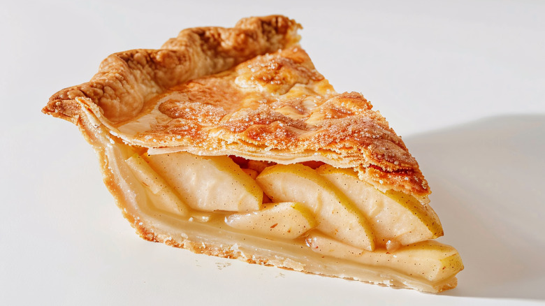 A slice of apple pie