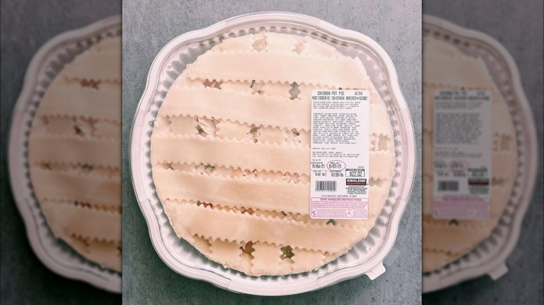 Kirkland Signature Chicken Pot Pie in its packaging