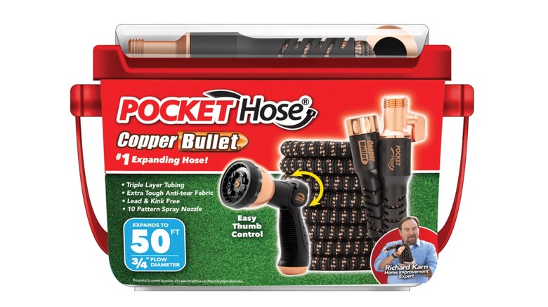 Box with Copper Bullet Pocket-hose