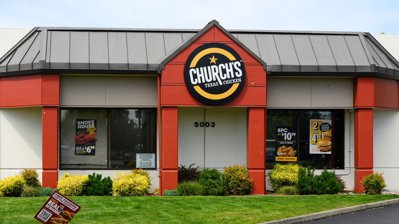 Church's Texas Chicken restaurant exterior