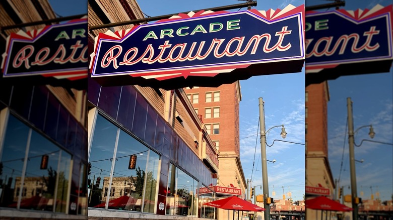 Exterior of Arcade Restaurant