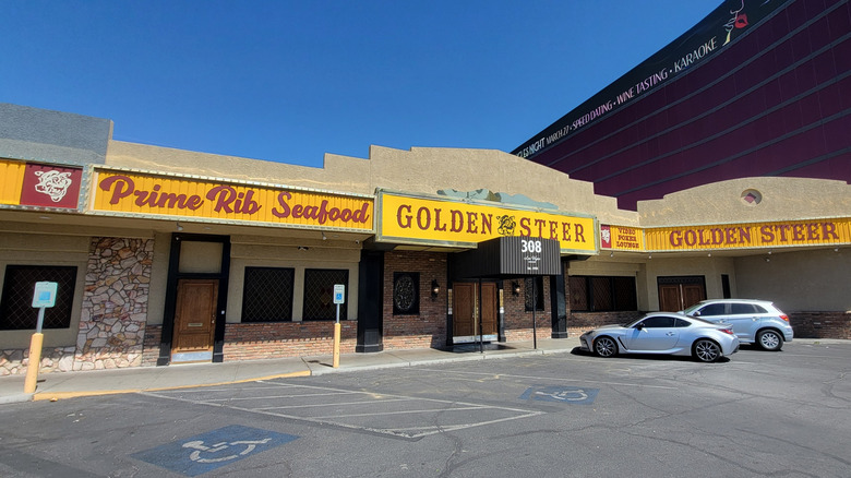 Exterior of Golden Steer Steakhouse