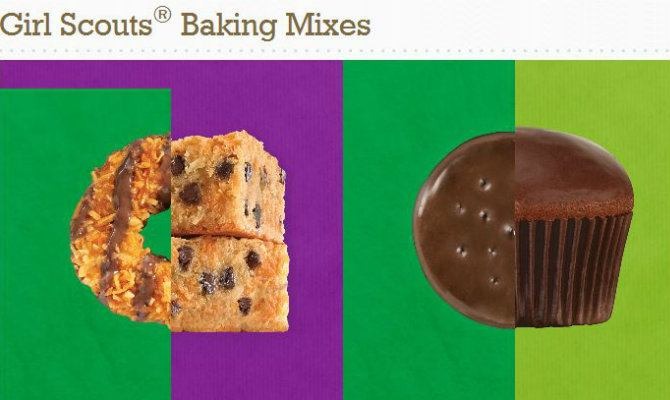 girl scout cake mix