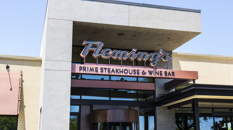 Fleming's Steakhouse restaurant exterior