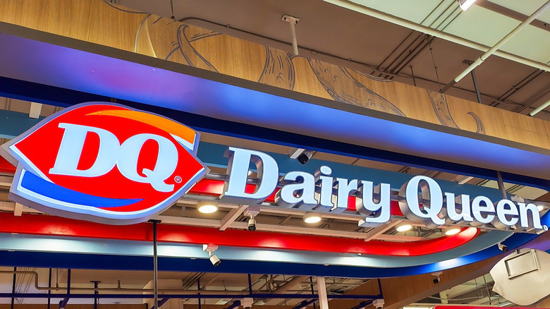 Dairy Queen sign with logo