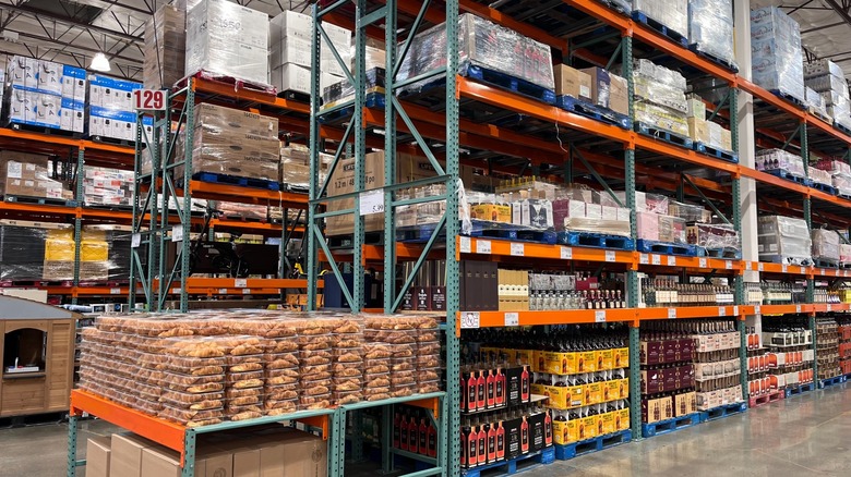 Alcohol aisle in Costco