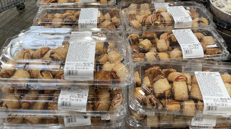 Packages of Costco's Rugula in the bakery department