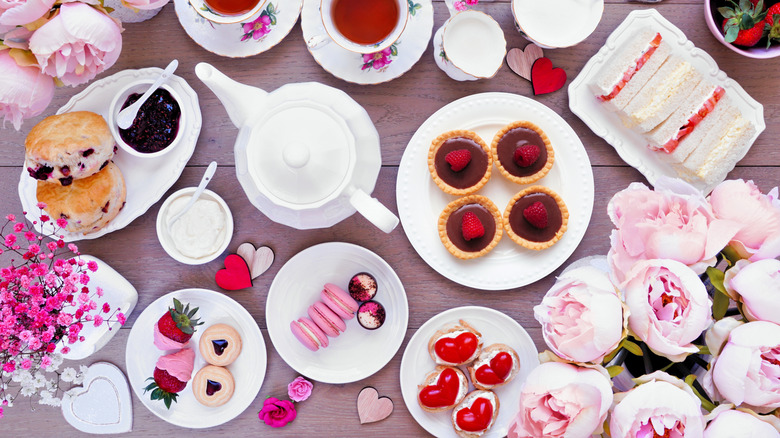 Valentine's Day Tea Spread