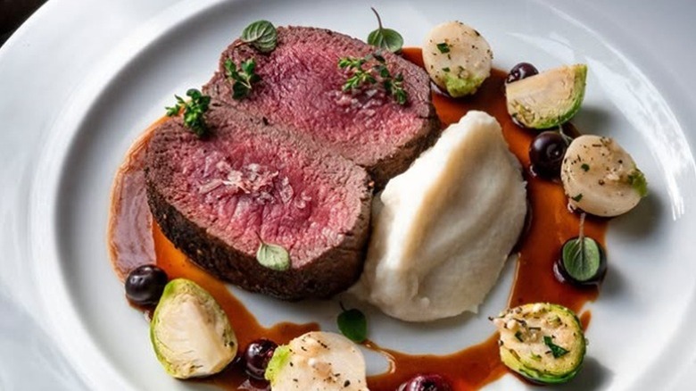 Elk striploin at Hyeholde