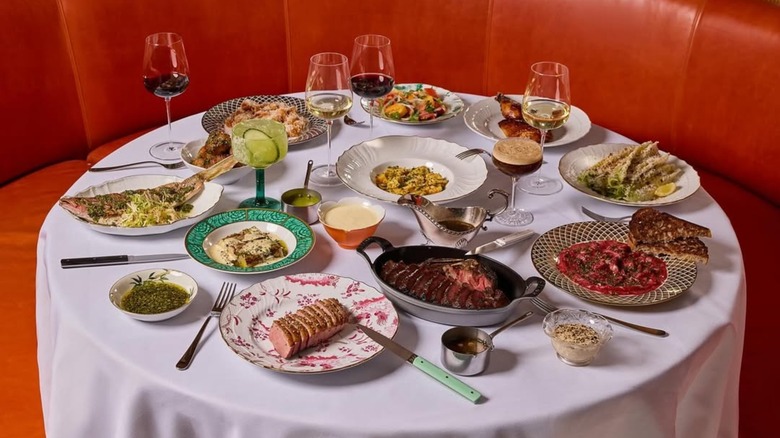 Table of Sunny's menu offerings