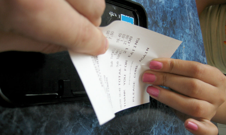 arguing over the check