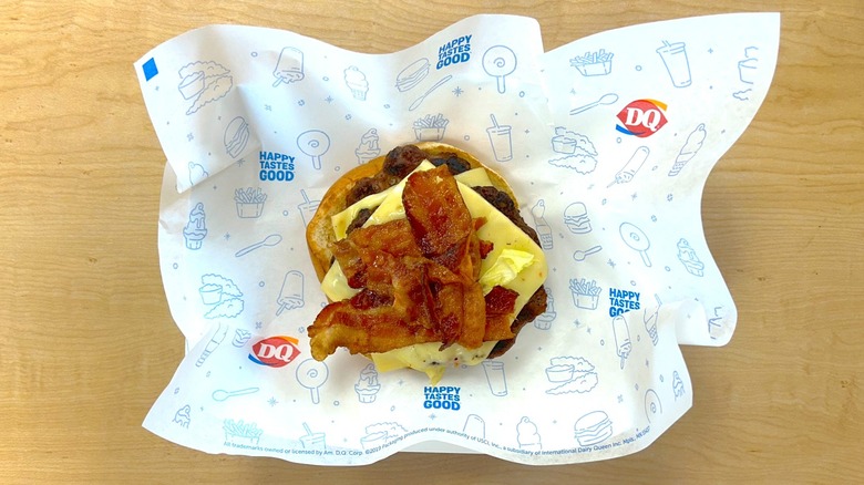 FlameThrower Stackburger crispy bacon