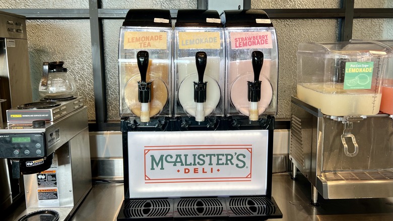 McAlister's Deli's frozen tea machine