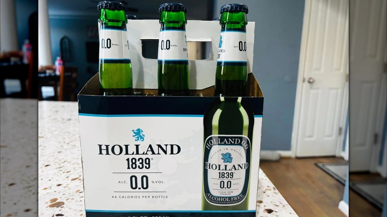 Holland 1839 non-alcoholic beer on table