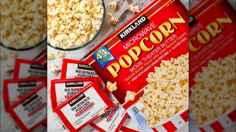 Kirkland microwave popcorn movie theater butter