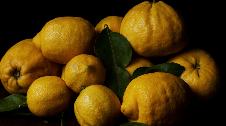 Different shaped lemons