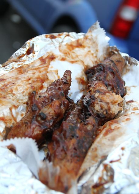 Inside TNT Barbeque Hut.