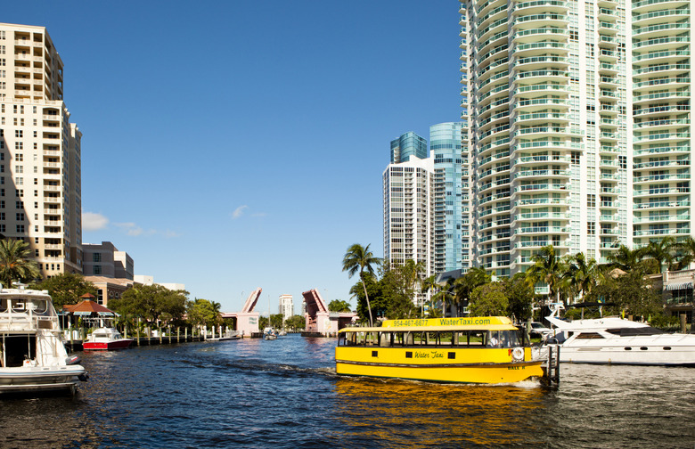 Water taxi in Fort Lauderdale