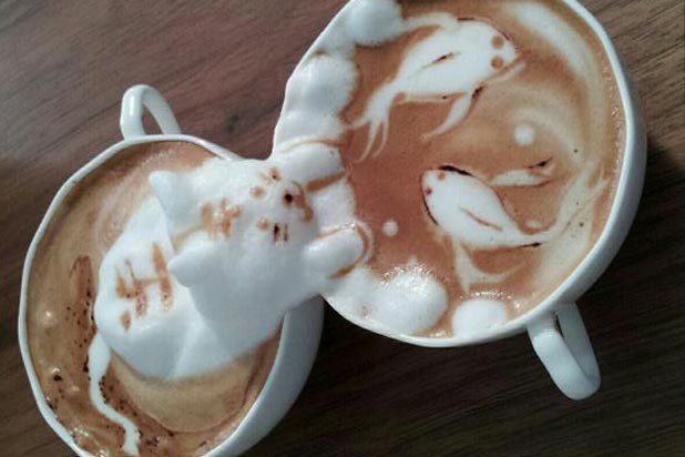 3-D Latte Art