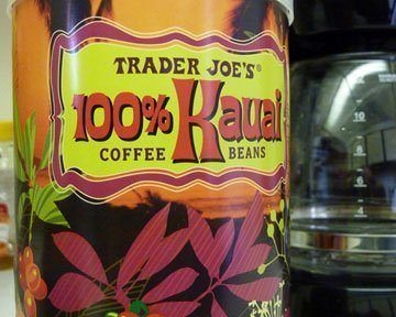 Trader Joe's 100% Kauai Coffee Beans