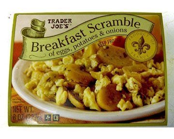 The team at What's Good at Trader Joe's? reviews Trader Joe's Breakfast Scramble