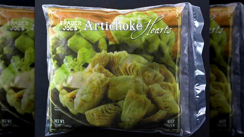 Trader Joe's Artichoke Hearts bag