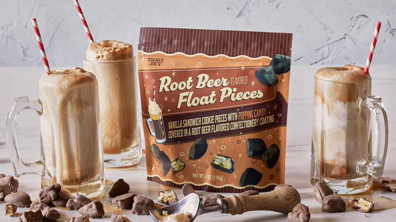 Root beer float pieces bag with root beer floats