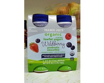 The team at What's Good at Trader Joe's? reviews Organic Lowfat Yogurt Wildberry