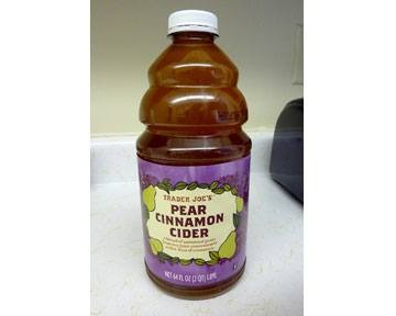 Trader Joe's Pear Cinnamon Cider 